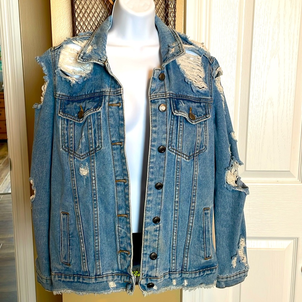 Jean Jacket size 6- boohoo